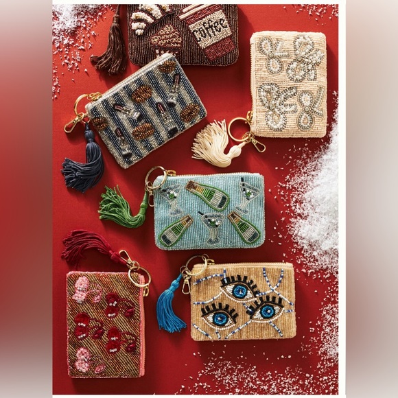 Anthropologie icon coin purse size 5” by 3.5” - Picture 4 of 12